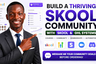 setup skool community skool online course be your skool promotion skool manager