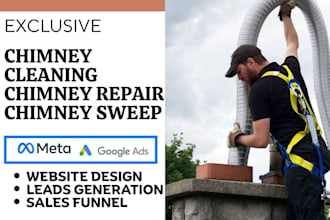 generate chimney cleaning soot creosote removal masonry repair leads website