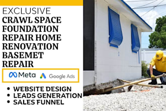 generate crawl space joist repair foundation support beam replace leads website