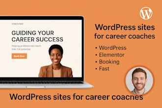 design a professional and high converting wordpress career coach website