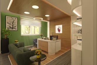 design 3d office,cafe interior,receptionist office conference room,computer room