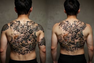 do a personalized japanese style tattoos