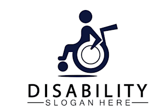 design specially modern, disabilities logo design