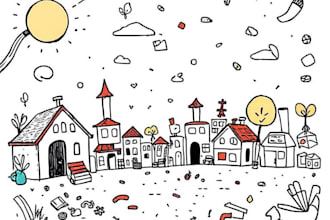 create unique hand drawn icons and illustrations in my style