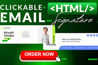 html email signature outlook signature clickable animated signature email footer