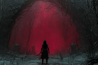 draw a horror and fantasy horror character art