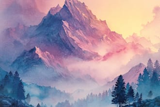 design detailed fantasy landscapes and environments