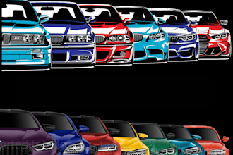 draw tshirt design with your car