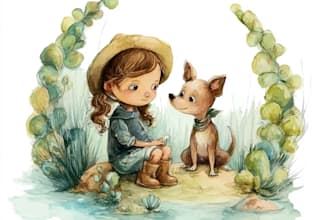 make children story to life with watercolor illustrations