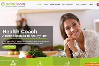 squarespace nutrition website diet consultant website health diet coach website
