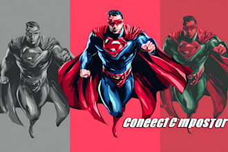 a super hero character design