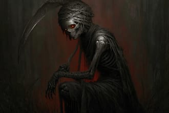 draw amazing dark art illustration for your merch