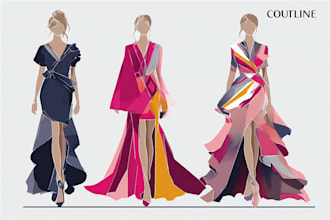 do fashion technical flat illustrations
