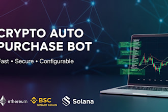 build a secure crypto auto purchase bot for fast token launches and presales