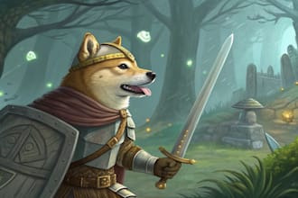 make doge warrior fantasy art