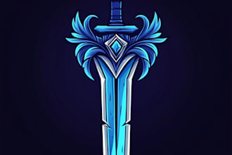 make a fantasy game logo