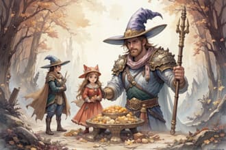 design watercolor dnd party design