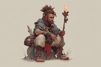 illustrate fantasy character design