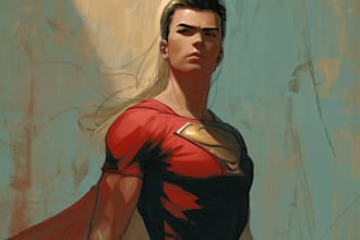 draw comic art, manga art and custom style art for you