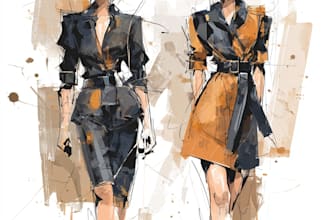 design your fashion collection and fashion illustrations