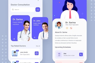 develop online doctor consultation app for clinic and telehealth service