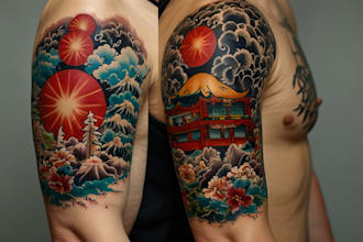 making a traditional japanese irezumi tattoo