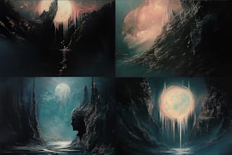 draw sci fi illustration and sci fi art