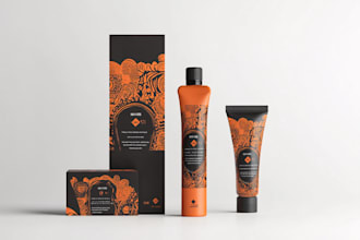 design product packaging pouch packaging and label
