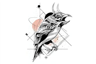 make professional minimalist tattoo design