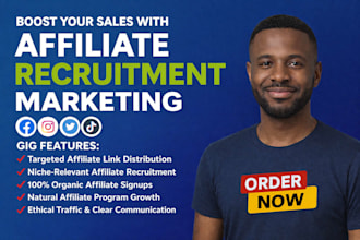 hire and recruit targeted affiliate to grow your affiliate program