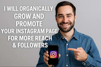 l organically grow and promote your instagram page for more reach and followers