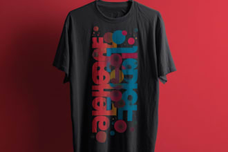 design custom typography t shirt and graphic t shirt
