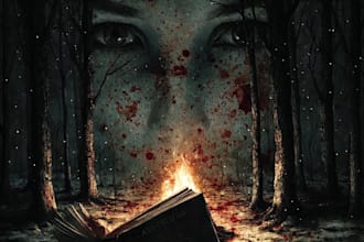 design kindle cover,ebook cover,kdp,horror book cover