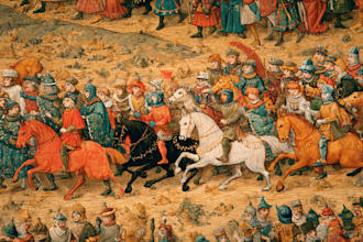 draw medieval illustration, art, miniatures