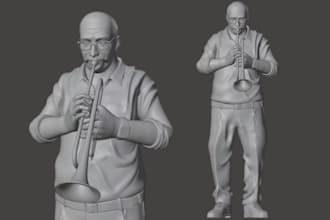 sculpt model 3d printable stl figures miniatures and characters for 3d printing
