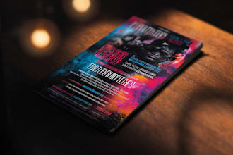make music, club, dj, birthday, club, event, party flyers and posters