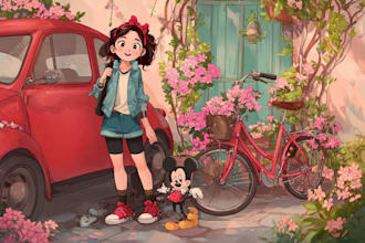 turn your portrait into disney cartoon anime style