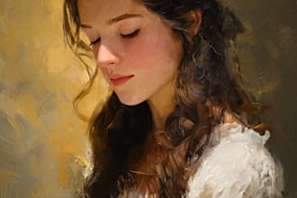paint a real oil painting on canvas with free shipping