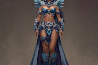 draw a fantasy illustration and design