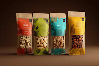 design artistic pouch and packaging