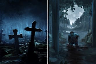 create dnd background art