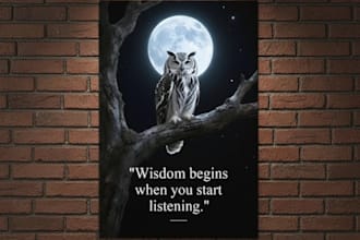 create a motivational poster for you