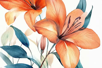 create a botanical illustration