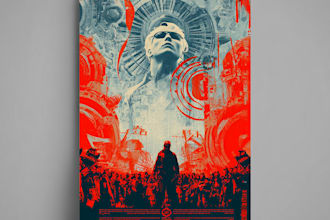 design vintage halloween horror movie poster