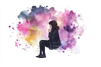 make a watercolor illustration