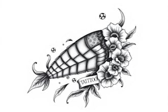 create old school or traditional tattoo design