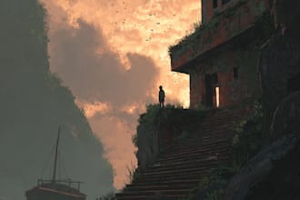 create concept art and illustration