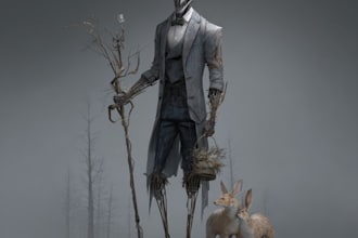 design spooky horror characters and nightmare creatures