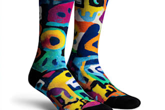 design custom and unique socks design