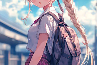 draw your couple character with anime style